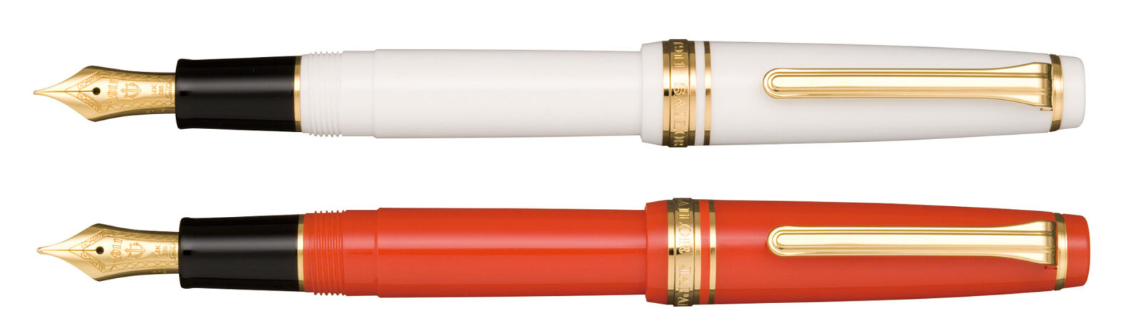 New SAILOR PRO GEAR Silver Accent 21K Gold M Nib Fountain Pen 