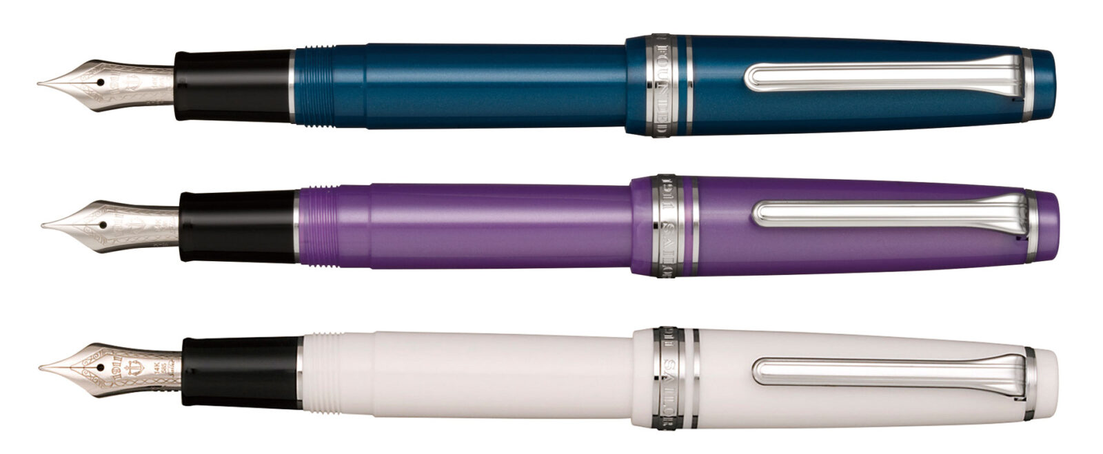 SAILOR 11-2037-220 Fountain Pen Professional Gear Silver Fine with Converter NEW 